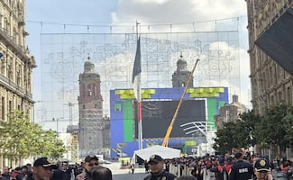 Instalan mosaico luminoso con motivos del Mundial en 20 de noviembre; avanzan los preparativos del FIFA Fan Fest