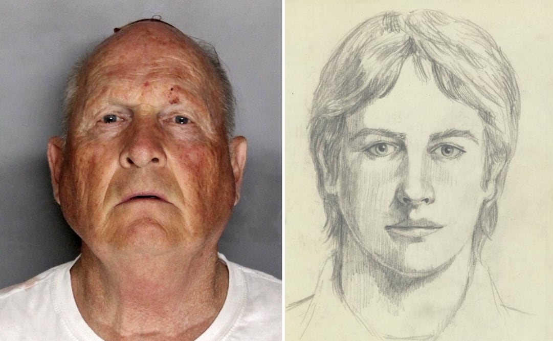Jospeh James DeAngelo, de 72 años / Un retrato hablado del "Golden State killer" (Foto: EFE/Reuters)