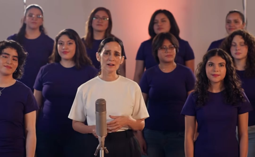 Julieta Venegas participa en la canción del mundial de la Ciudad de México. Foto: Captura de pantalla.