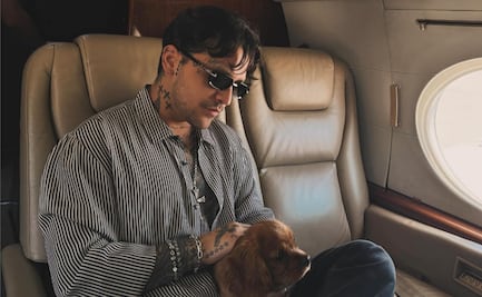 Christian Nodal consiente a su nueva mascota: "es ese compañero que no te juzga"