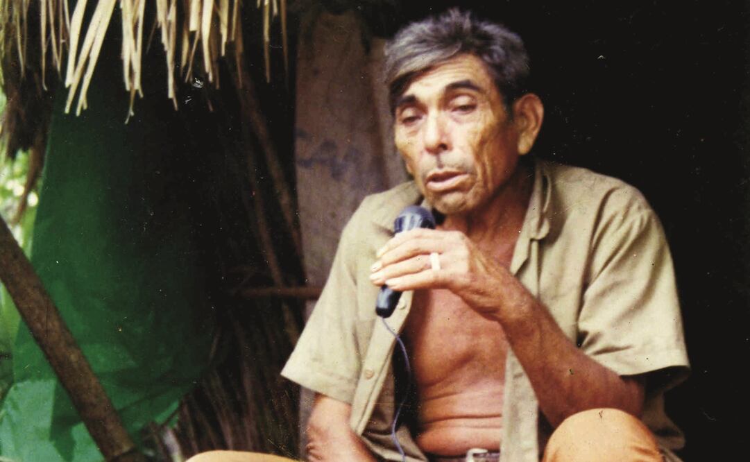 Antonio Ximénez Mukul, especialista en rituales (J-men en maya), de Maní, Yucatán.Foto: Harry Thomas/ Voces Indígenas de Mesoamérica.