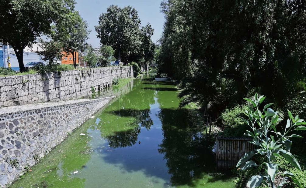 En las mañanas es común ver a vecinos y deportistas pasar y hacer uso del Canal Nacional, en los límites de las alcaldías Coyoacán e Iztapalapa.