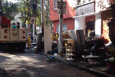 Alistan demolición de predio invadido en la Condesa