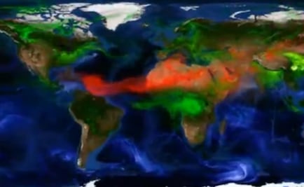 Comienza a dispersarse polvo del Sahara en la Península de Yucatán