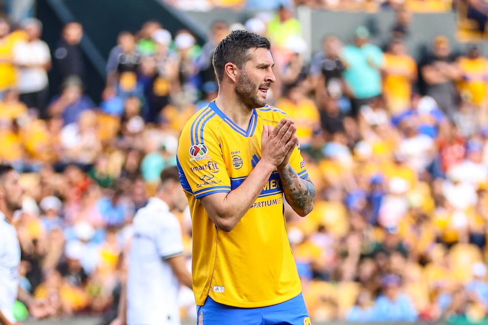 André-Pierre Gignac con Tigres, durante la fase regular del torneo Clausura 2026 - Foto: Imago7