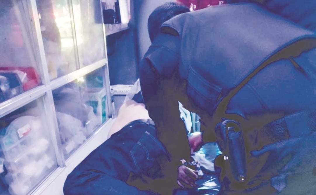 El presunto ladrón fue herido a la izquierda del tórax. Foto: Especial.