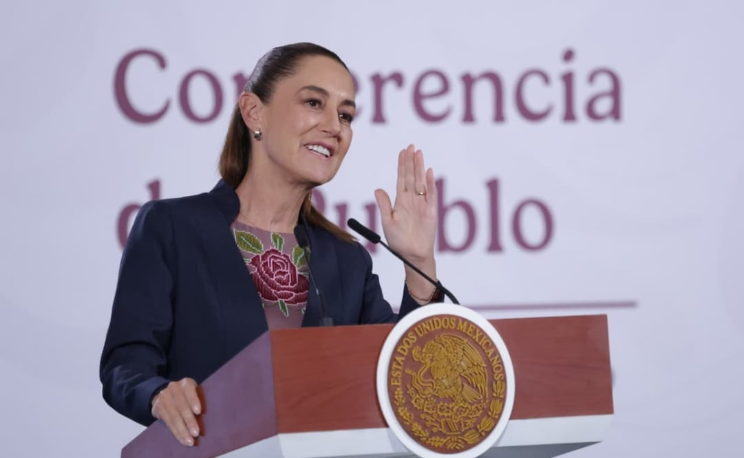 Conferencia matutina de la presidenta Claudia Sheinbaum Pardo en Palacio Nacional el 2 de marzo de 2026. Foto: Fernanda Rojas/EL UNIVERSAL