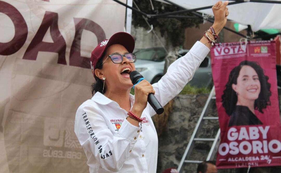 Gaby Osorio candidata de Morena-PT-PVEM a la alcaldía Tlalpan. Foto: Especial