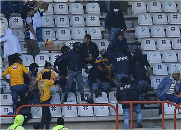 Desalojan a 8 personas del estadio Hidalgo durante el juego de Pachuca