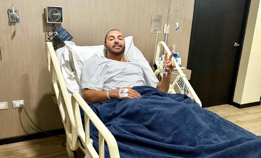 Latin Lover se sometió a una cirugía de columna. Foto: Instagram victor_latinlover