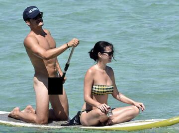 Publican fotos de Orlando Bloom desnudo junto a Katy Perry