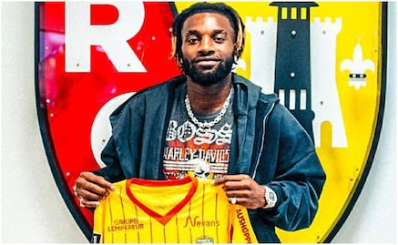 Allan Saint-Maximin es presentado como nuevo jugador del Lens de la Ligue 1