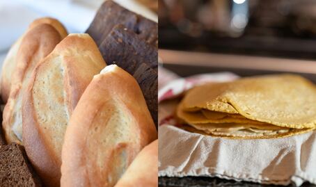 Cuántas tortillas equivalen a un bolillo en calorías