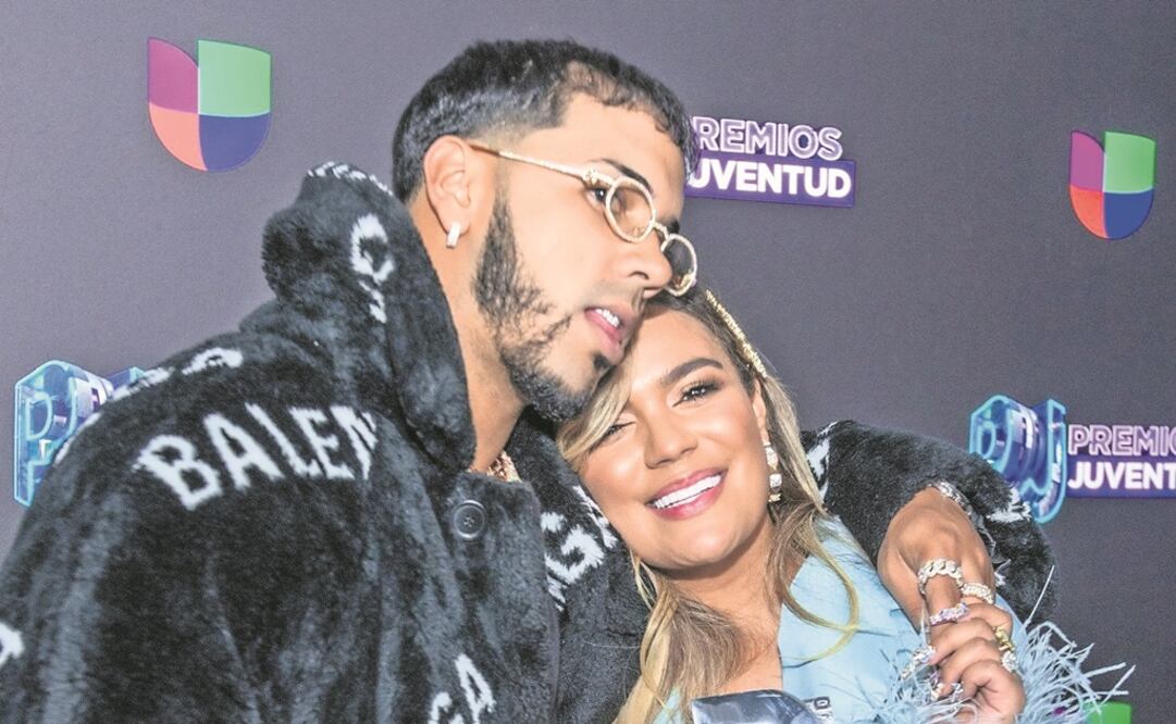 Anuel AA llama a Karol G es una de las parejas más estables en la música urbana. Foto: EFE