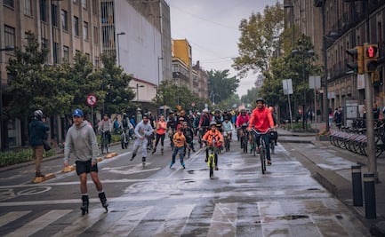 Celebran con rodada, la construcción de la ciclovía Gran Tenochtitlán; más de 600 ciclistas recorren Calzada de Tlalpan