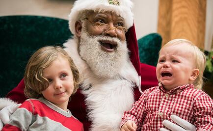 Tienda de EU contrata por primera vez a un Santa Claus negro