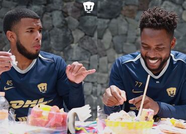 VIDEO: Extranjeros de Pumas prueban dulces típicos mexicanos con motivo del Día de la Independencia