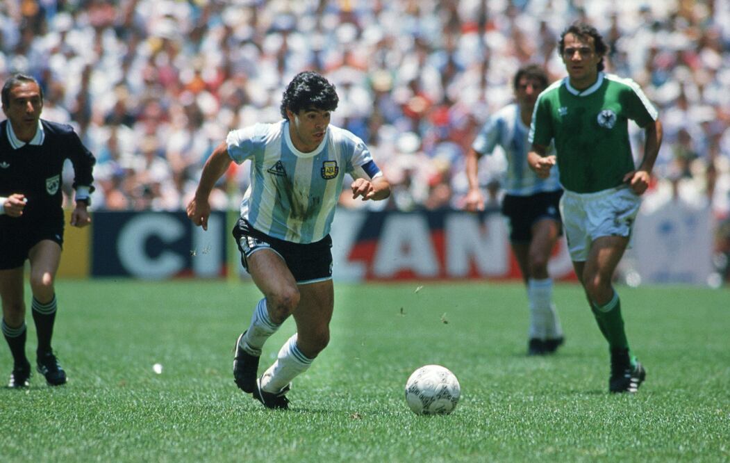 JAMMEDIA. Diego Armando Maradona durante la Final de la Copa del Mundo Mexico 1986