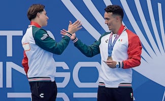 Osmar Olvera y Juan Celaya conquistan la medalla de oro en el trampolín de tres metros sincronizado