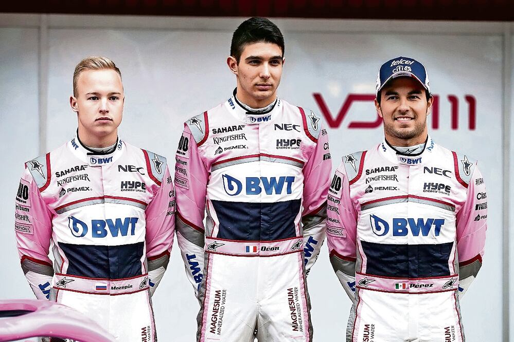 En la foto: Sergio Checo Pérez (derecha), piloto el mexicano (ARCHIVO. EL UNIVERSAL)