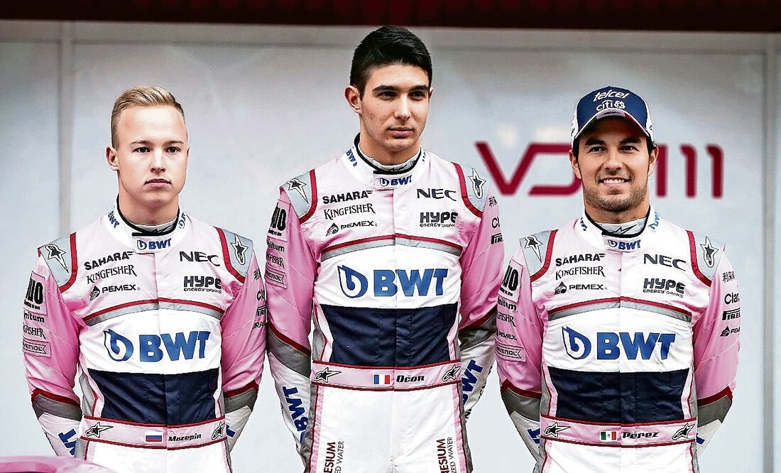 En la foto: Sergio Checo Pérez (derecha), piloto el mexicano (ARCHIVO. EL UNIVERSAL)