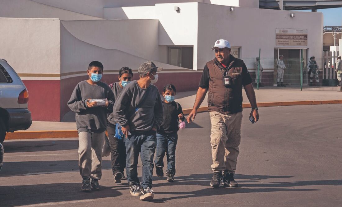 Una familia mexicana que vivía en California fue de las primeras deportadas por Tijuana por el gobierno de Donald Trump. Foto: de AIMEE MELO. EL UNIVERSAL