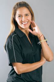 Jiménez, pionera de saltos de altura