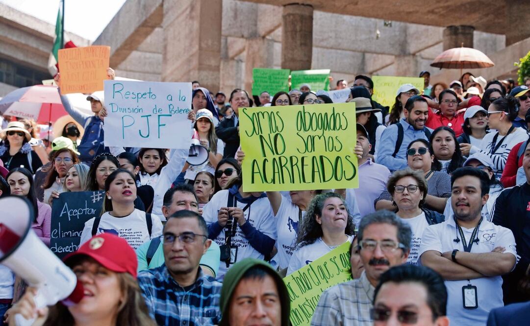 Trabajadores del Poder Judicial aclararon que seguirán atendiendo casos de suma importancia para la ciudadanía. Foto: Diego Simón Sánchez / EL UNIVERSAL