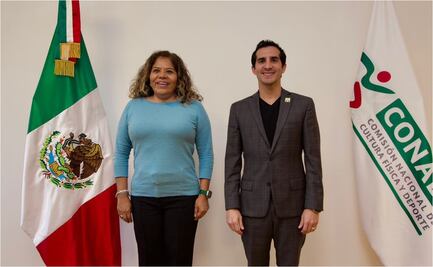Rommel Pacheco y María José Alcalá presumen reunión para apoyar a los deportistas mexicanos rumbo a Los Ángeles 2028
