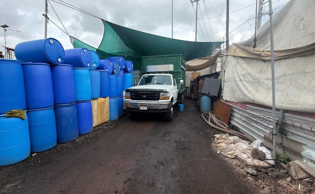 Clausuran fábrica clandestina de cloro en Ecatepec. Foto: Especial