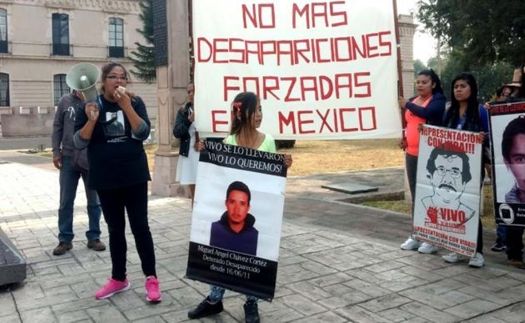 Protest against forced disappearances - File photo/EL UNIVERSAL