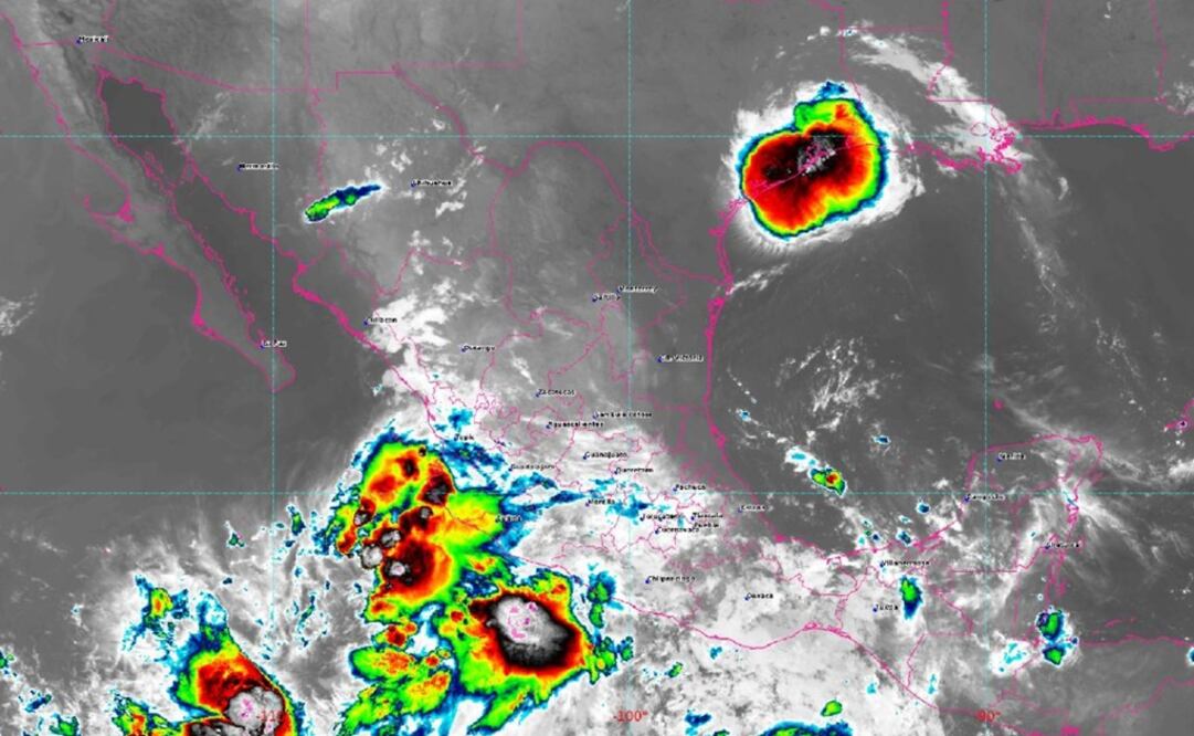 La onda tropical número 40 recorrerá el sureste, el oriente y el centro de la República Mexicana. Foto: Twitter @Conagua_clima