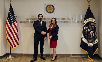 Embajador Lazzeri se reúne con Sara Carter, zar antidrogas de EU; "colaboraremos conjunta y estrechamente"