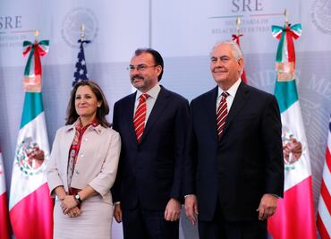 México, EU y Canadá comparten "preocupación" por situación en Venezuela