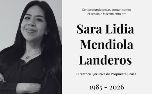 Muere Sara Mendiola, directora de Propuesta Cívica; ONU-DH, Artículo 19 y Centro Prodh lamentan su fallecimiento