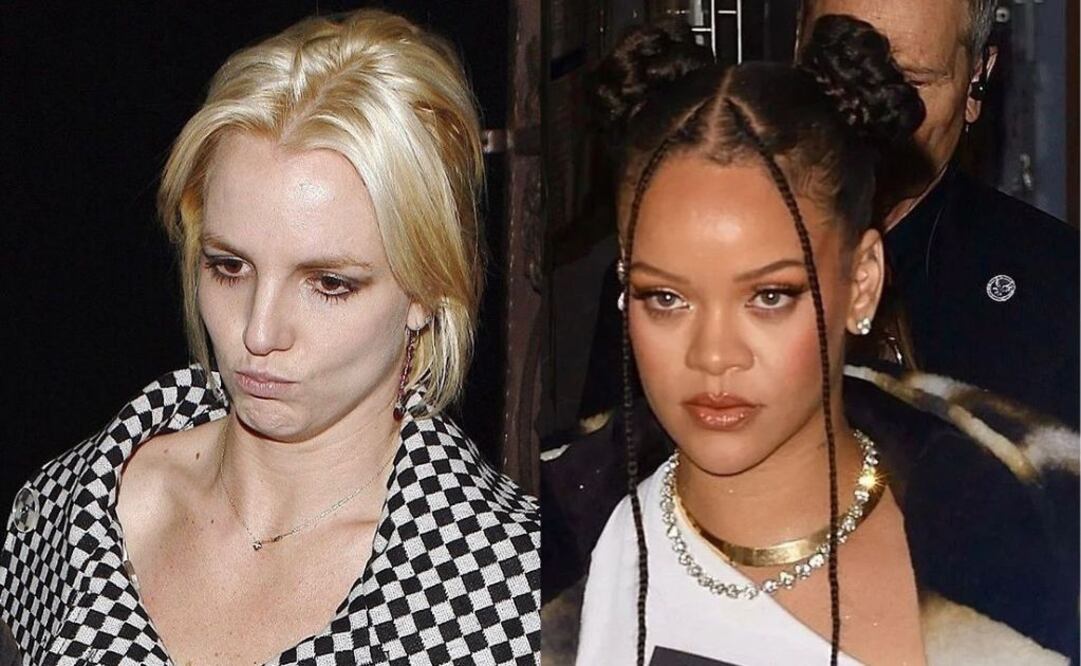 Britney Spears y Rihanna. Fuente: Instagram @britneyspears y @rihannaofficiall