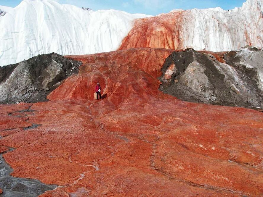 Los viajeros solo pueden ver este fenómeno desde un helicóptero. Foto: AP/ Science, Benjamin Urmston