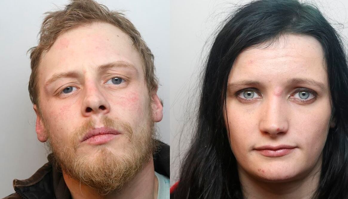 Stephen Boden, de 30 años, y Shannon Marsden, de 22, asesinaron a Finley Boden, de 10 meses. Foto: Policía de Derbyshire
