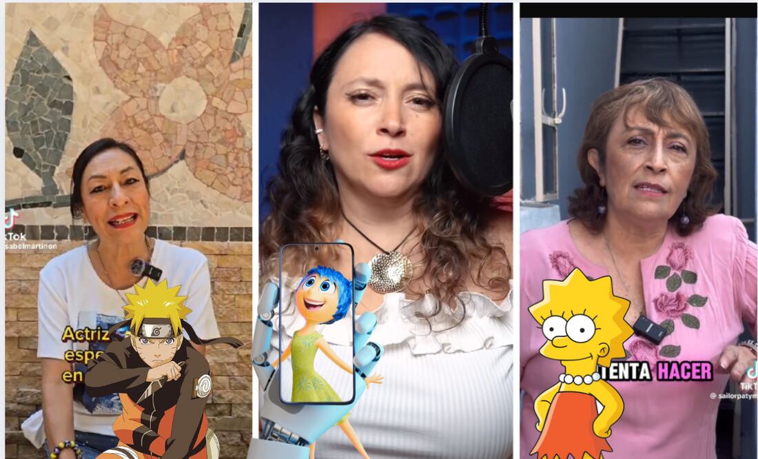 Actores de doblaje mexicanos rechazan el uso de IA en películas y series.
Foto: Captura de pantalla en Tiktok
