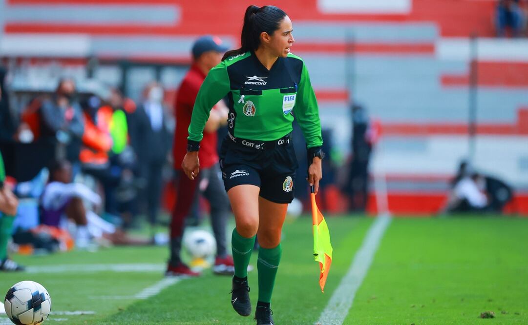 Karen Díaz en un partido de la Liga MX - FOTO: Imago7