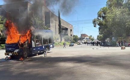 Protesta en Morelia por caso Arantepacua; comuneros queman camiones y exigen justicia contra exfuncionarios