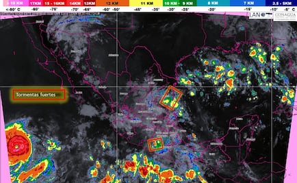 Se esperan tormentas con actividad eléctrica en todo el país