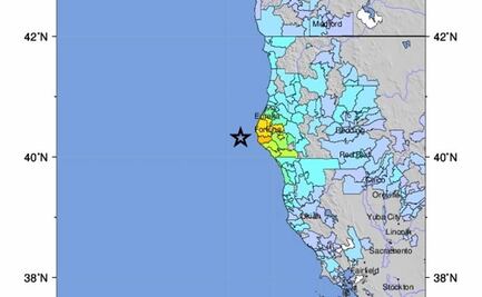 Terremoto de magnitud 6.2 sacude el norte de California, EU