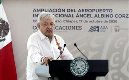 AMLO pide modernizar aeropuerto de Tapachula; tiene hasta baches, dice