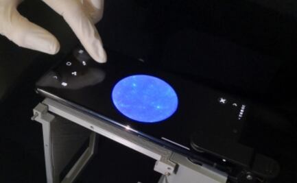 Prueba de Covid-19 desde un teléfono inteligente