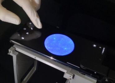 Prueba de Covid-19 desde un teléfono inteligente