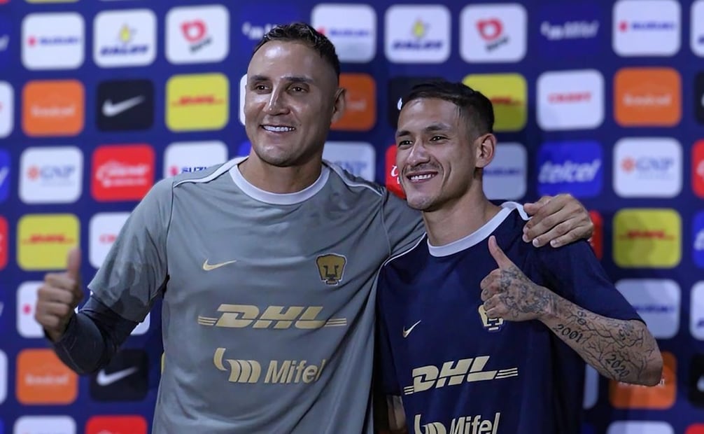 Keylor Navas y Uriel Antuna prometen dejar la vida frente al América. FOTO: Maritza Villagomez/ EL UNIVERSAL