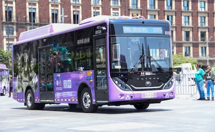 Brugada presenta unidades del “Centrobús”; será la nueva ruta de transporte 100% eléctrico que circulará en el Centro Histórico