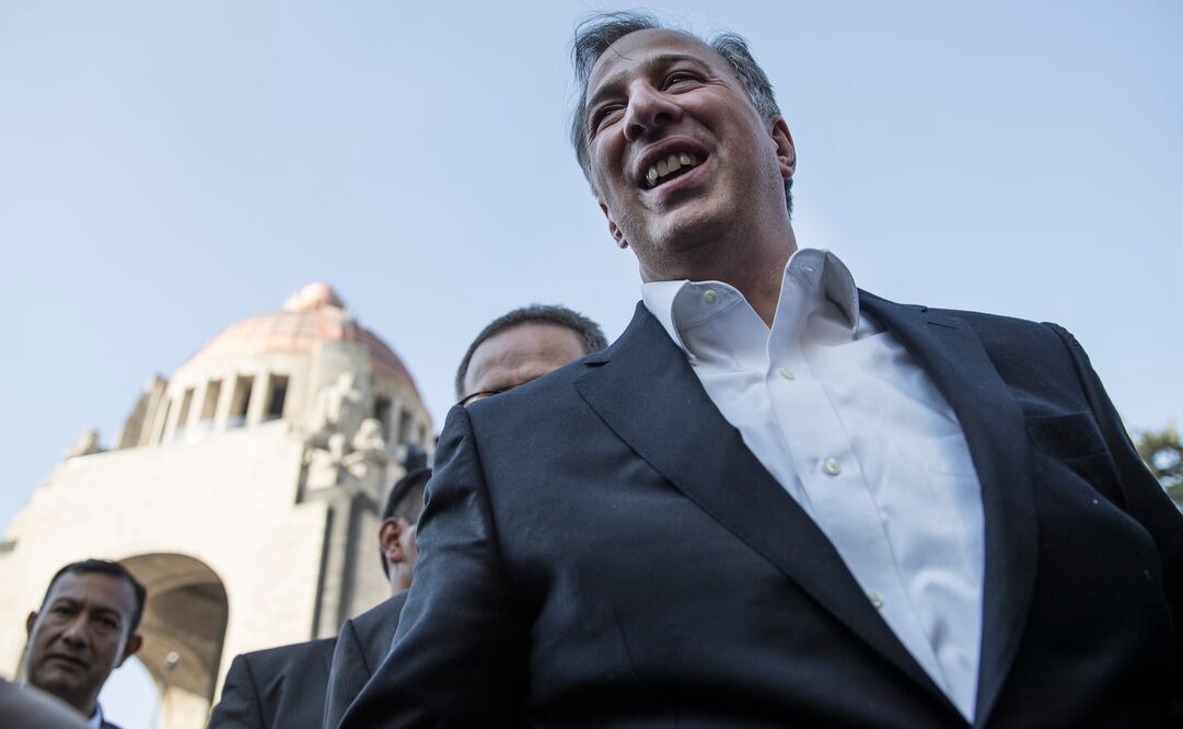 Jose Antonio Meade Curibreña acudió a la CNC después de anunciar sus aspiraciones presidendiales. (FOTO: Cristopher Rogel Blanquet.EL UNIVERSAL)