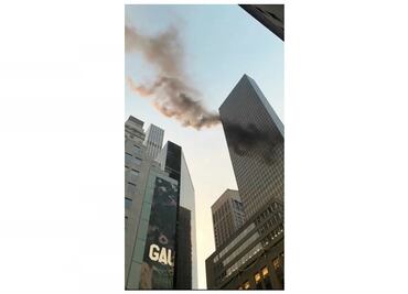 Se registra incendio en la Torre Trump en Nueva York